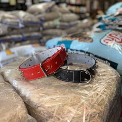 Leather Dog Collars With Spikes 🔥