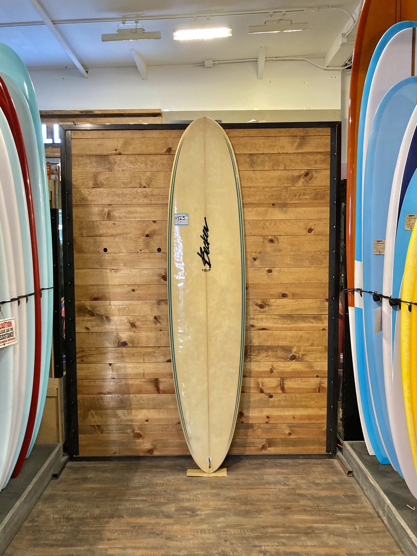 Mid length 8ft 2in 8’2 Becker Surfboard Shaped By Matt Calvani
