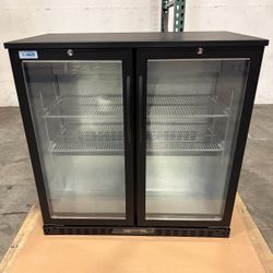 New 35 In. Two-Door Back Bar Refrigerator