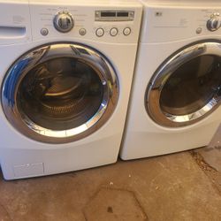 LG SET WASHER AND ELECTRIC DRYER PERFECT CONDITION WORKING PERFECTLY 
