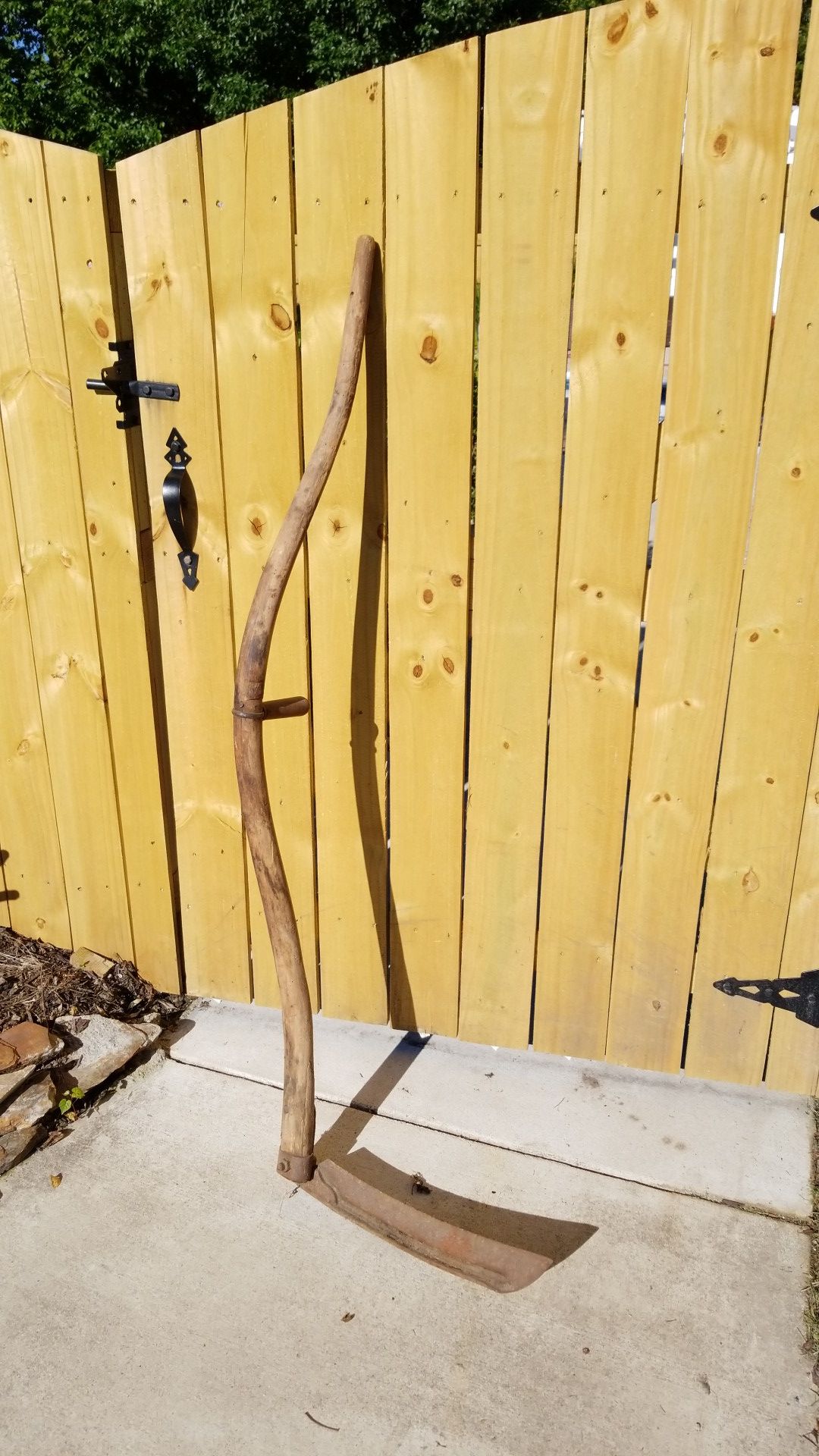 Antique Scythe, wheat cutter, grim reaper
