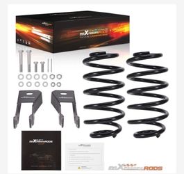 4 Rear Lowering Springs Kit compatible for Chevy Tahoe Yukon Escalade 2007-2020