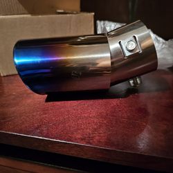 NEW, NEVER USED Blue Exhaust Pipe, 2 Ea