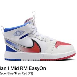 Nike Air Jordan 1 Mid RM Easyon FQ1282 100 Size 2Y