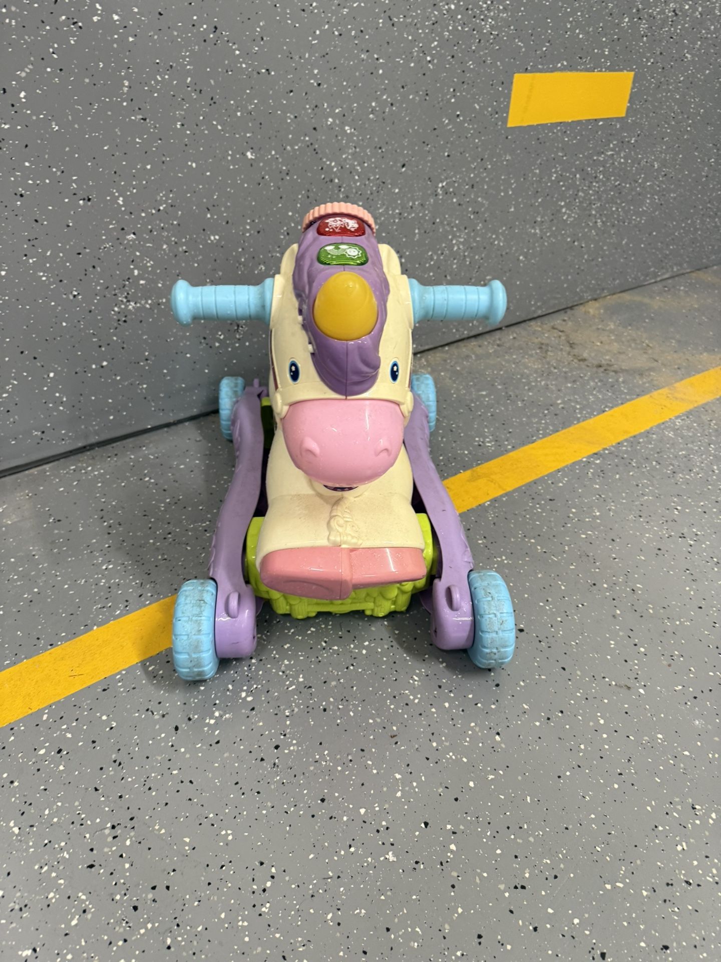 🦄 VTech Sit-to-Stand Unicorn Ride-On Toy – $9