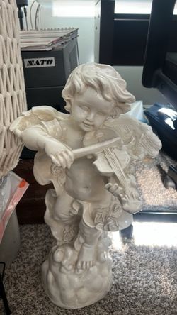 Musical Cherub Angel Statue