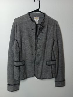 Women's 100% Merino Wool Blazer Jacket Talbot's