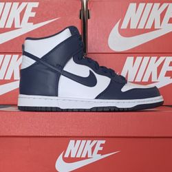 Nike Dunk High  Midnight Navy  Size 6Y / 7.5W 