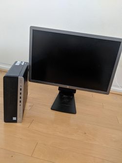 Hp monitor and pc