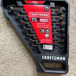 Brand New Craftsman 7pc SAE Set  