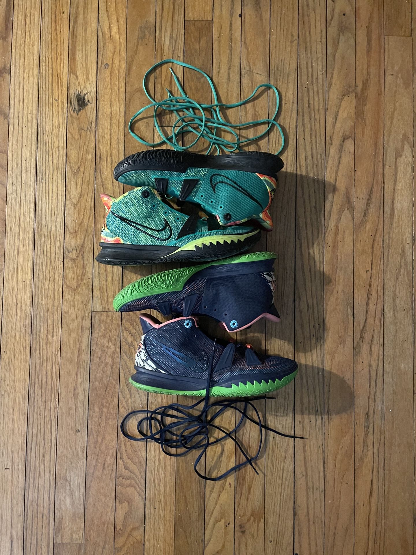 Kyrie 7’s Size 11 (for Both Pairs)