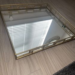 Mirrored Tray 