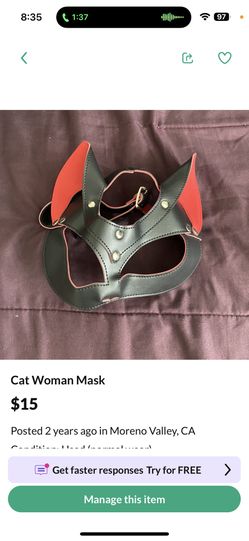 Cat Woman Mask