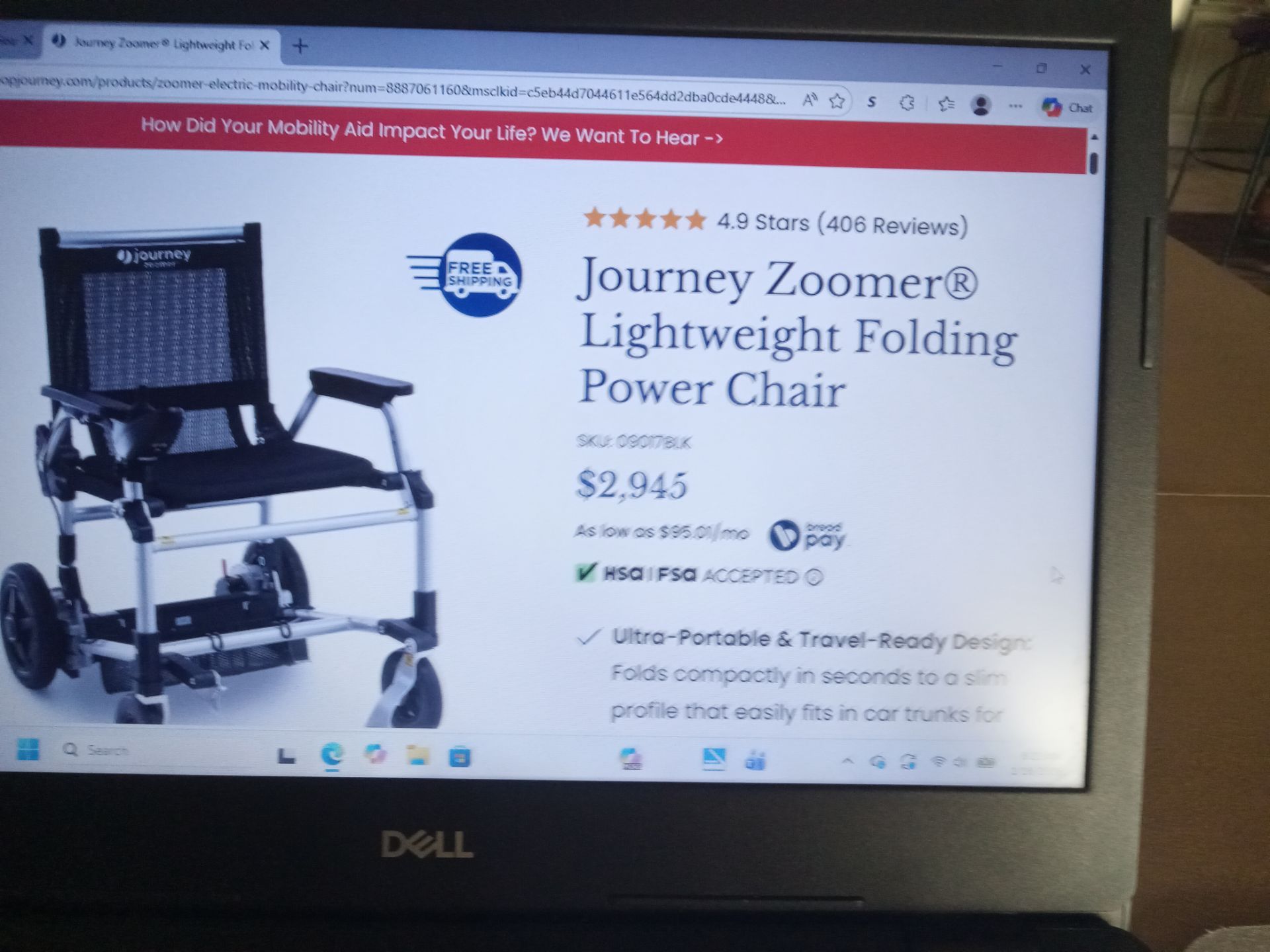 Power wheel chair