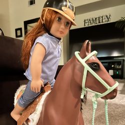 Our Generation Doll And Horse Set 