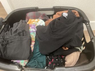 Basket Full Of Clothes 