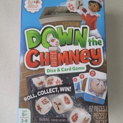 The Elf On The Shelf Down the Chimney Dice & Card Game