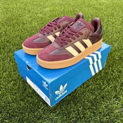 Men’s Adidas Samba OG ‘Maroon’ Size 9 BRAND NEW AUTHENTIC 