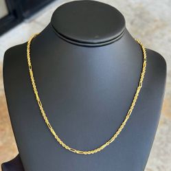 Jewelry 14k solid yellow gold Rope necklace chain 20.00" 3.00mm width