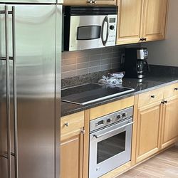Induction Stove  and Wall Mount Oven
