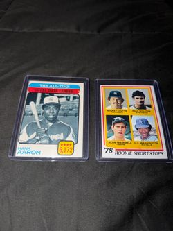 Vintage sports cards