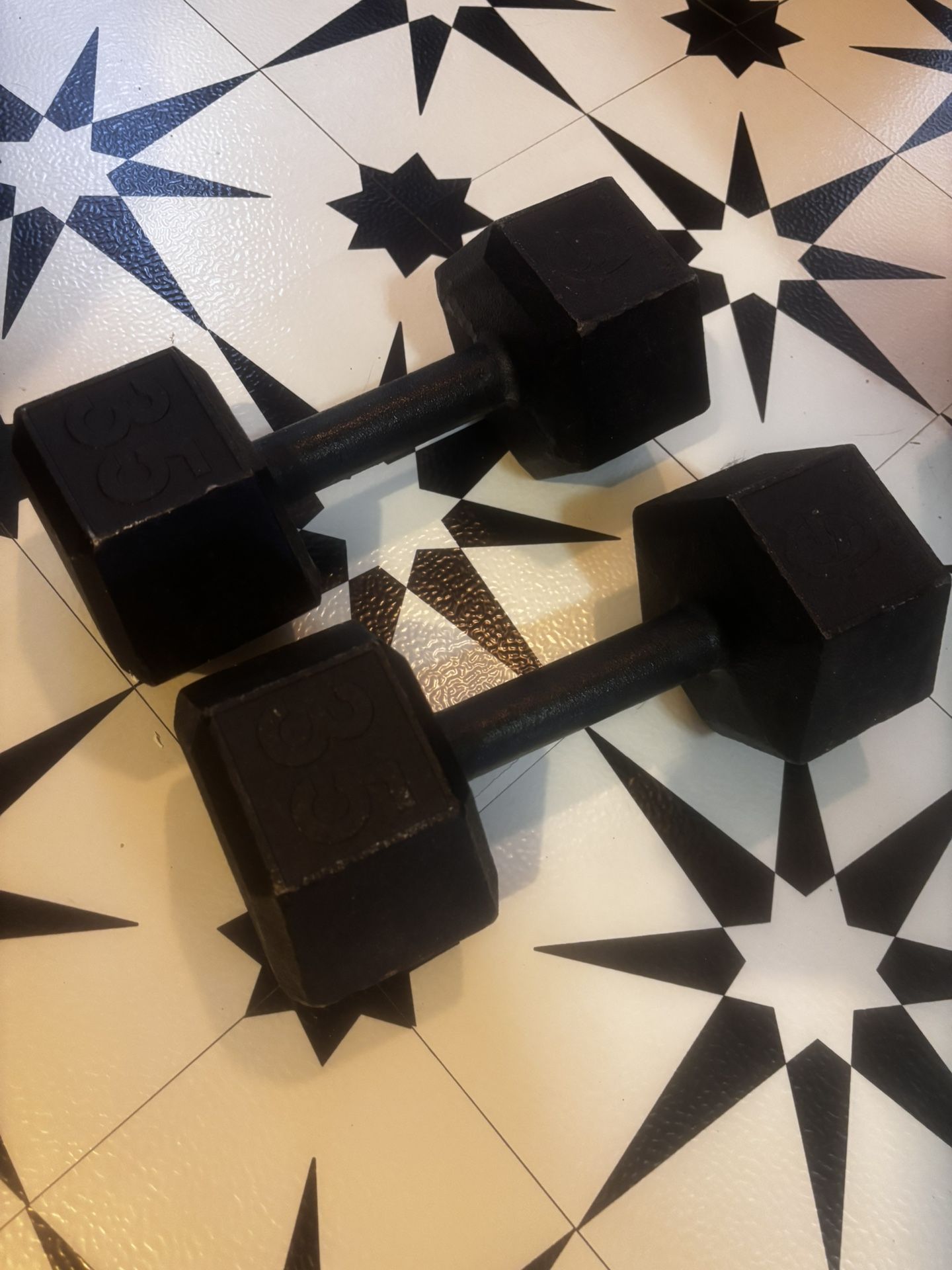 35lb Dumbbells Set