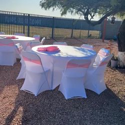 Round Tables Table Cloths Chair Covers