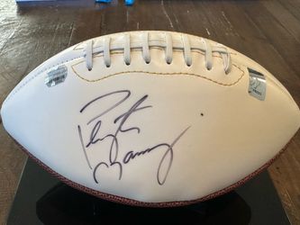 Peyton Manning autographed football