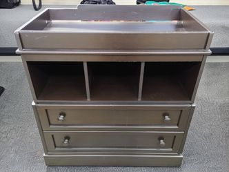 Changing Table with Cubbies and Drawers