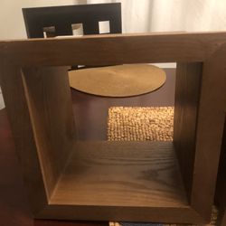 Two Square Floating Shelves