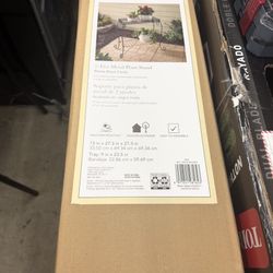 Box Allen Roth Steel Indoor & Outdoor Rectangular Taodf271 