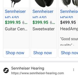Sennheiser HD 650 Professional Studio HEADPHONES