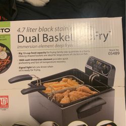 Dual Sided Deep Fryer