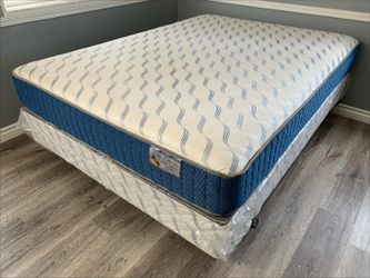 Queen Supreme Orthopedic Mattress And Boxspring