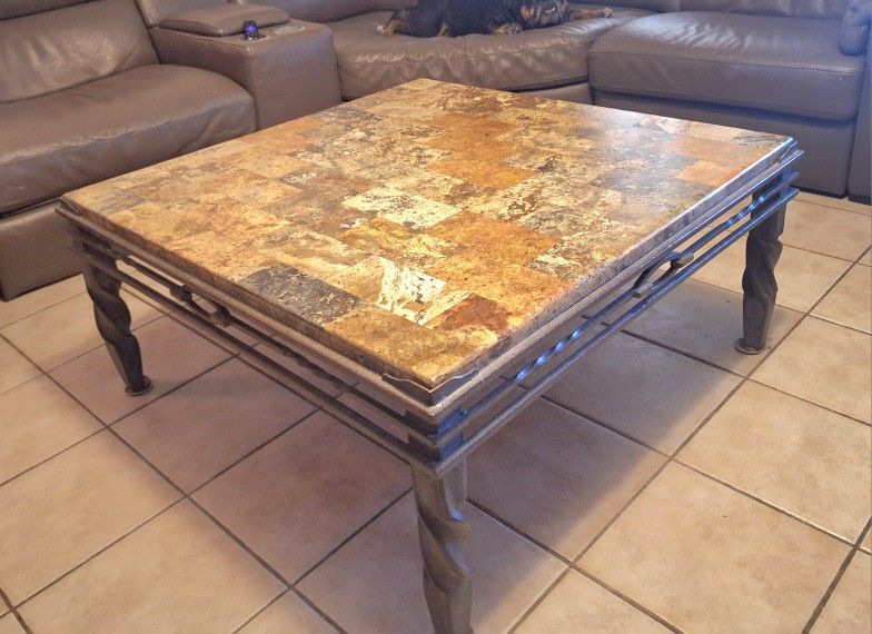Granite Coffe Table And End Tables