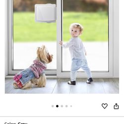 Sliding Door Lock, 4 Pack Child Safety Sliding Glass Door Lock for Sliding Glass Doors, Sliding Windows, Sliding Closet, etc. Easy to Installation Pro