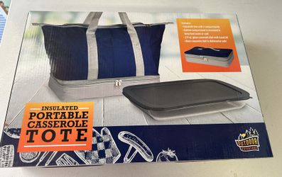 Casserole Tote 3.17qt Insulated Portable Collapsible Outdoor Adventure NEW!