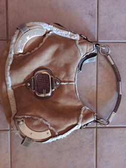 Women Guess Handbag Tan Color