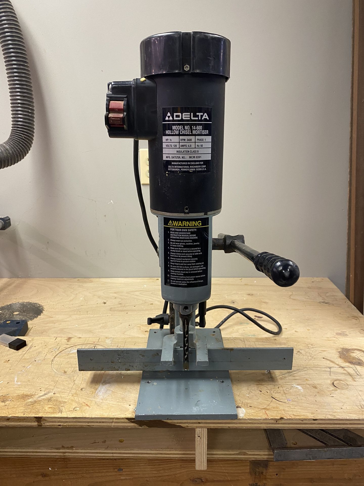 Hollow Chisel Mortiser