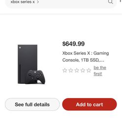 Xbox One 1tb Serie X 