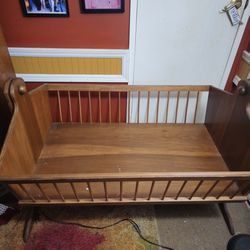 Wooden Baby Cradle 