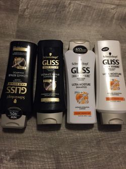 Gliss shampoo and conditioner 2sets