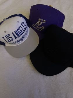 Dodgers, Lakers, and Heat Hats