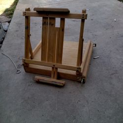 Drawing or Painting Wooden Case With Drawer