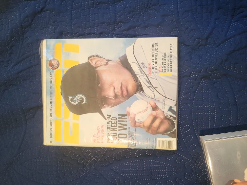 Signed Felix Hernandez ESPN Magazine
