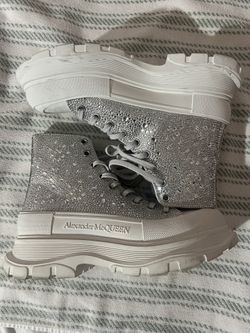 Silver Crystal Boots