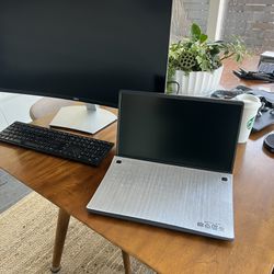 Dell Computer Full Set Up 32inch Curved Screen