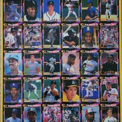 Baseball Card Collectors Uncut Sheet