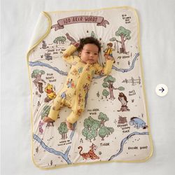 Little sleepies Winnie The Pooh Mini Cloud Blanket Brand New Sold Out Online 