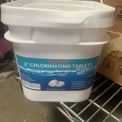 8 lb. 3” Swimming Pool Chlorinating Tablets Chlorine Tablets Tabs
